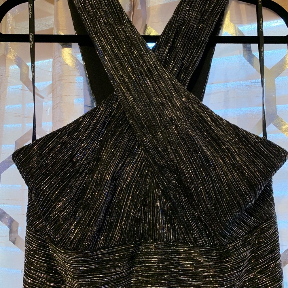 Calvin Klein black formal dress